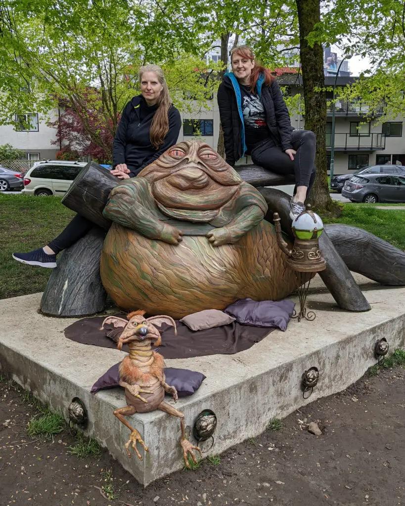 Jabba the hutt installation