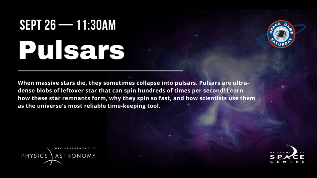 Pulsars Space Camp Saturdays1