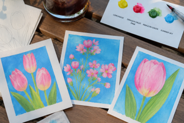 Watercolour art workshop by Green Apple Art Centre