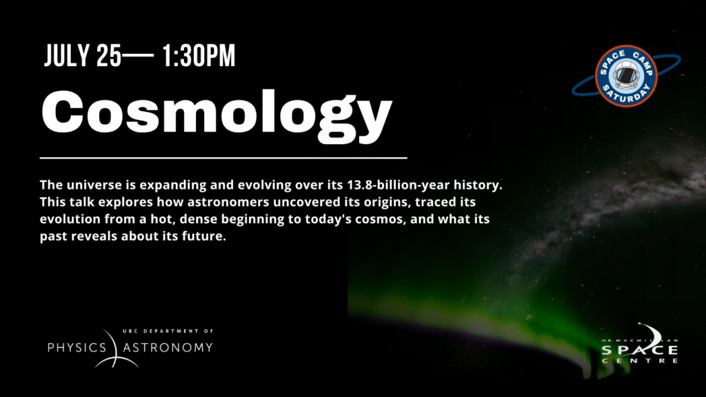 Cosmology Space Camp Saturday